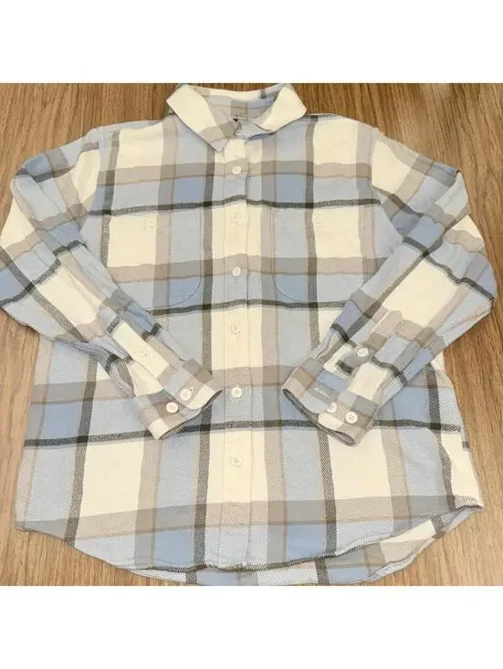 Patagonia L-S Fjord Flannel Shirt Women's Size Medium Sunrise Ridge/Natural - Picture 2 of 6